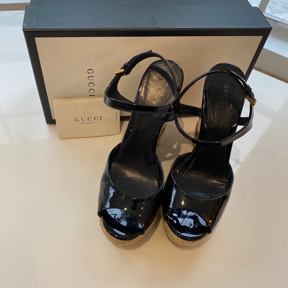 Authentic Gucci wedges - Picture 1 of 3